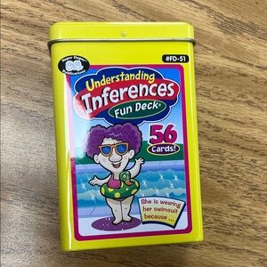 Understanding Inferences Fun Deck Cards by Super Duper